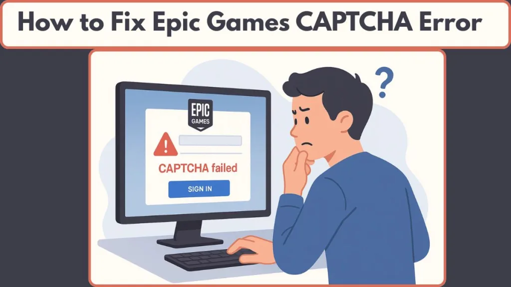 Epic Games CAPTCHA Error Fix