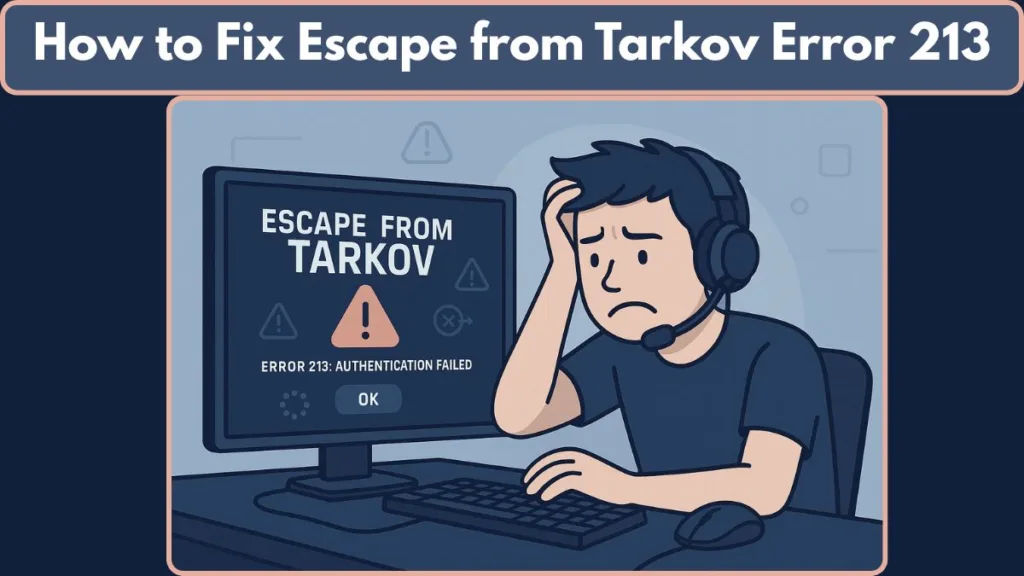 Error 213 Escape from Tarkov Fix