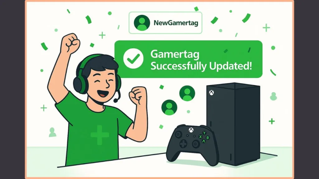 Gamertag Updated Celebration