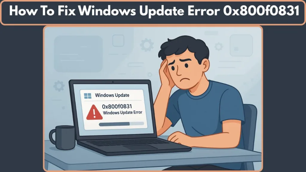 How To Fix Error 0x800f0831