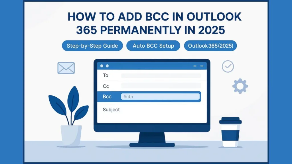 How To Set Default BCC In Outlook For All New Emails