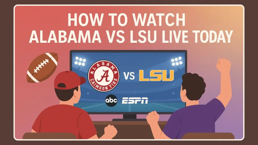 How To Watch Alabama Game Today