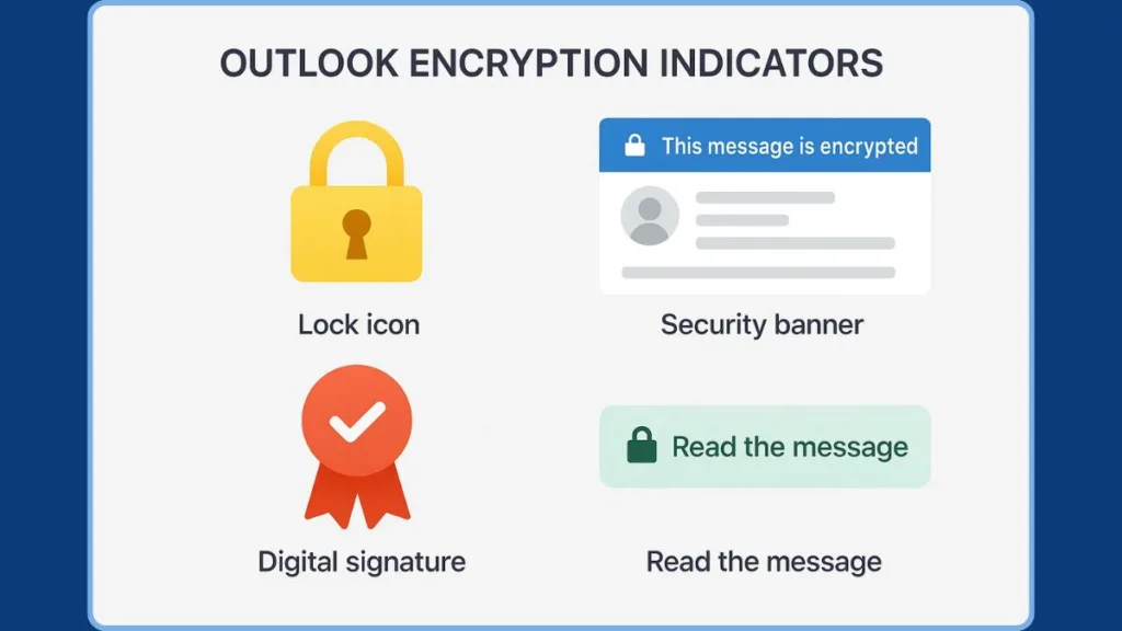 Outlook Encryption Indicators