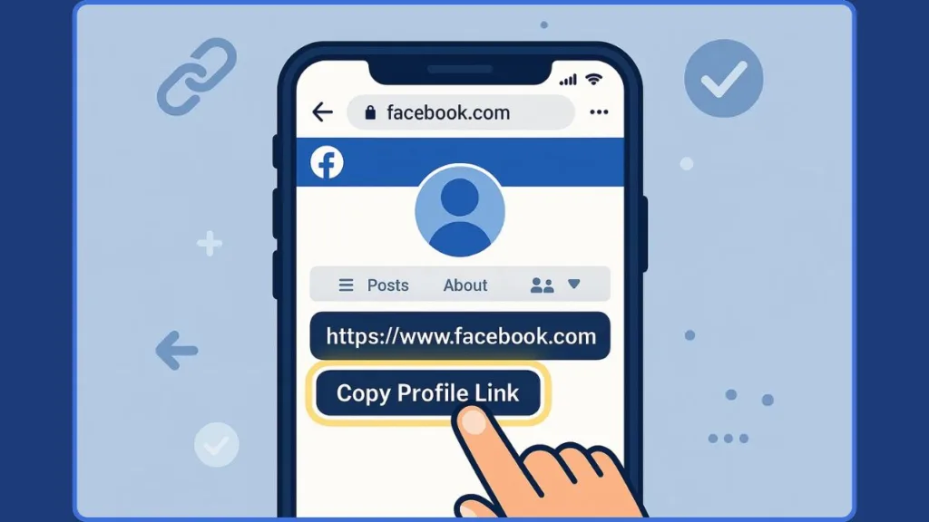 Simple Steps To Copy Facebook Profile URL