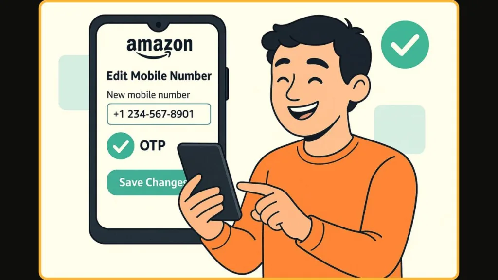 Updating Phone Number In Amazon Account