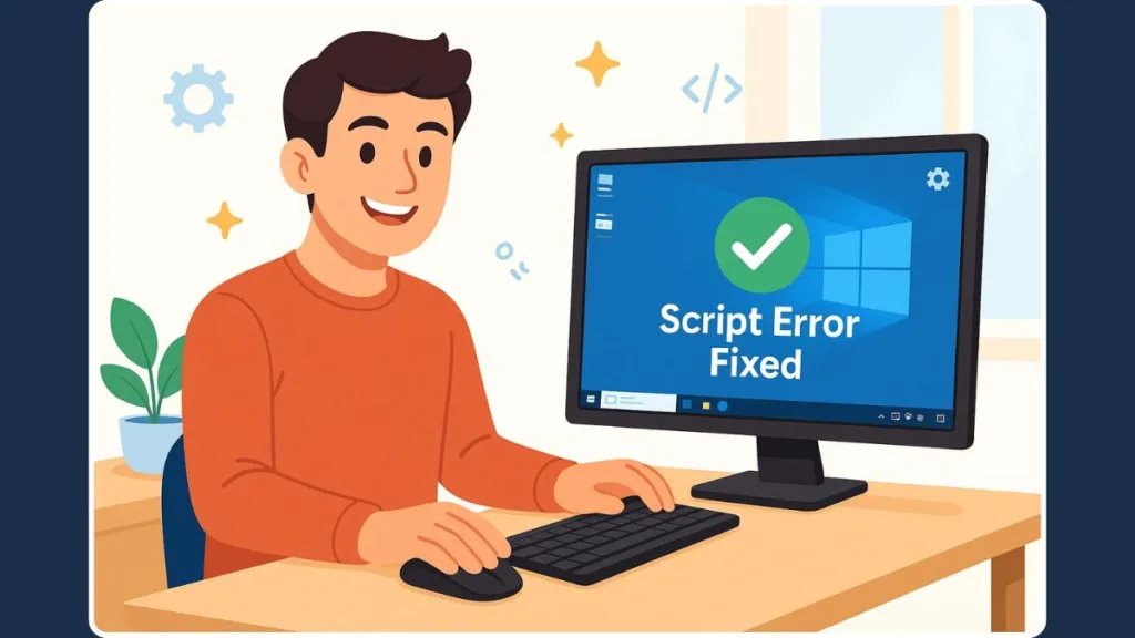 Windows 10 “An error has occurred in the script on this Page”