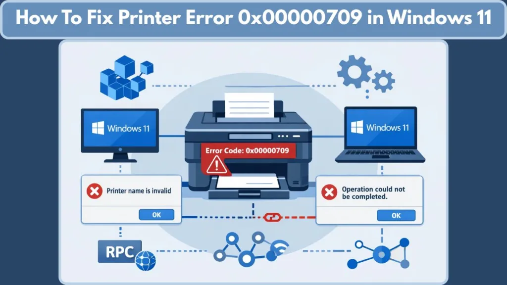 0x709 Printer Error Windows 11