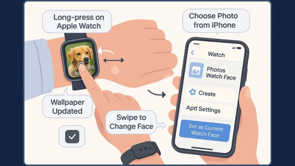 Changing Apple Watch Wallpaper