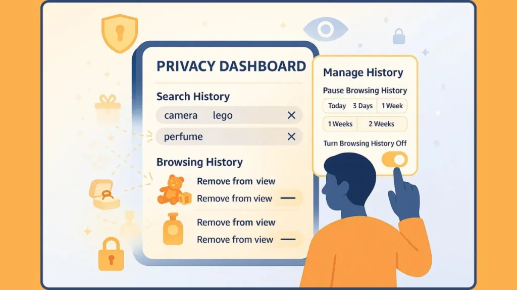 Deleting Amazon Browsing History