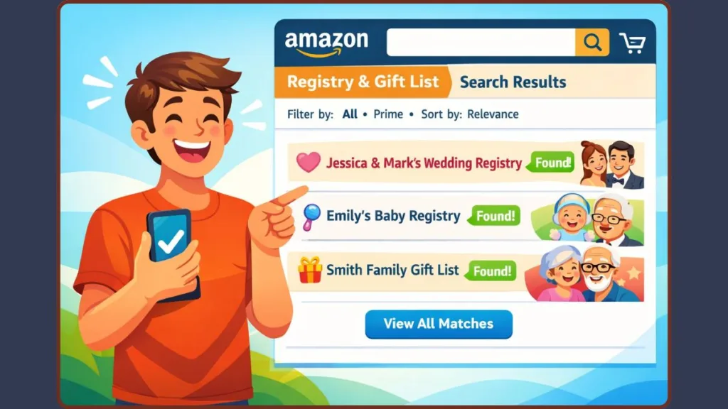 Easily Search For Any Registry On Amazon
