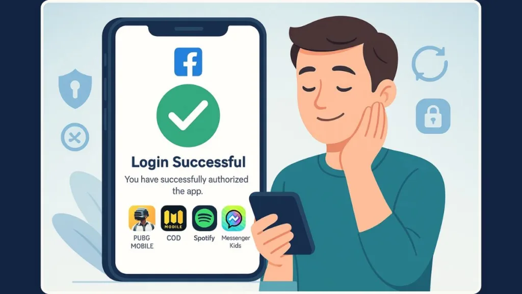 Facebook Already Signed In