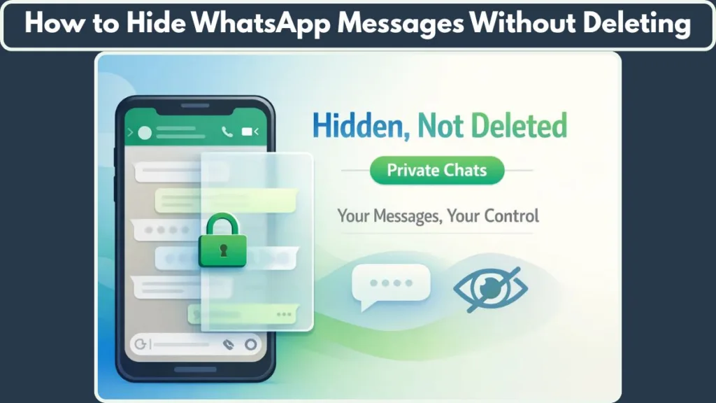 Hide WhatsApp Messages Without Deleting