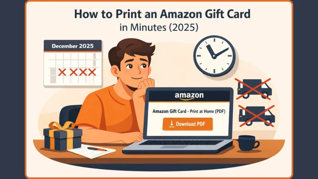 How To Print Amazon Gift Card Safely