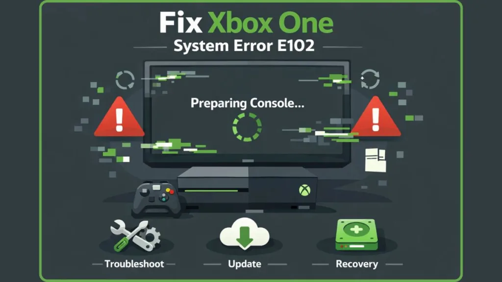 How to Fix Xbox One System Error E102