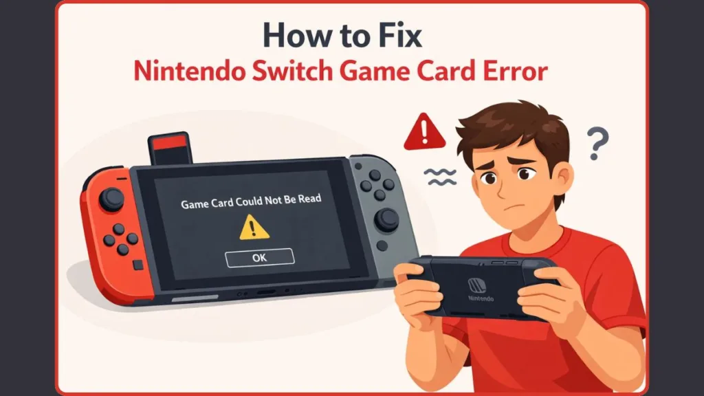 Nintendo Switch Game Card Error Fix