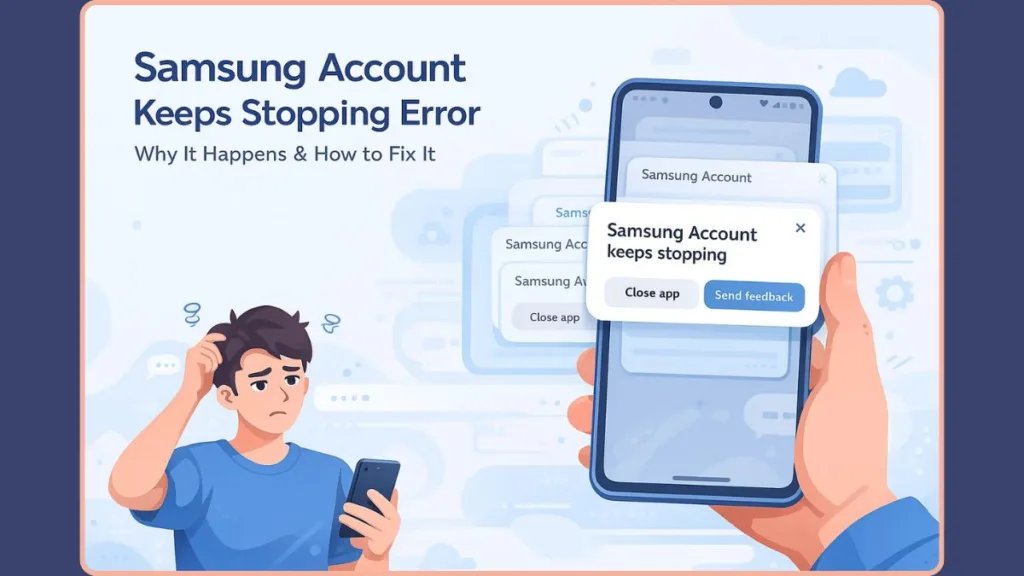 Samsung Account Keeps Stopping Error
