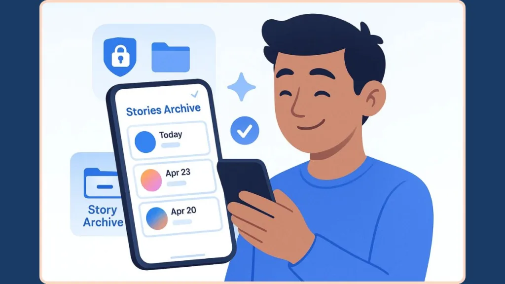 Viewing Facebook Stories Archive