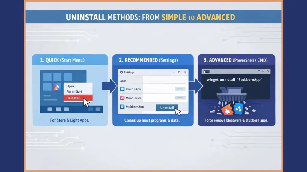 All Working Methods To Remove Apps