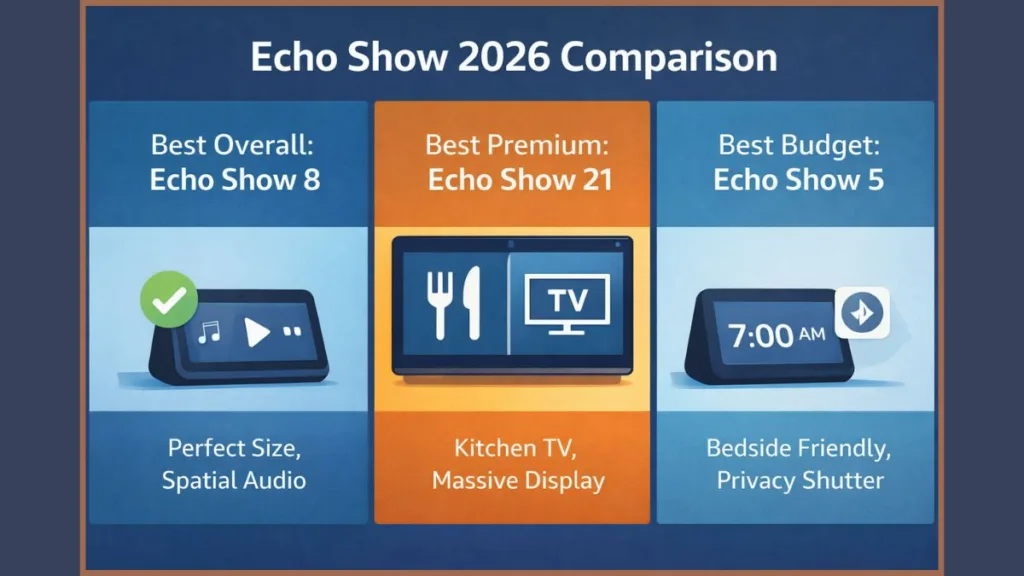 Amazon Echo Show comparison 2026