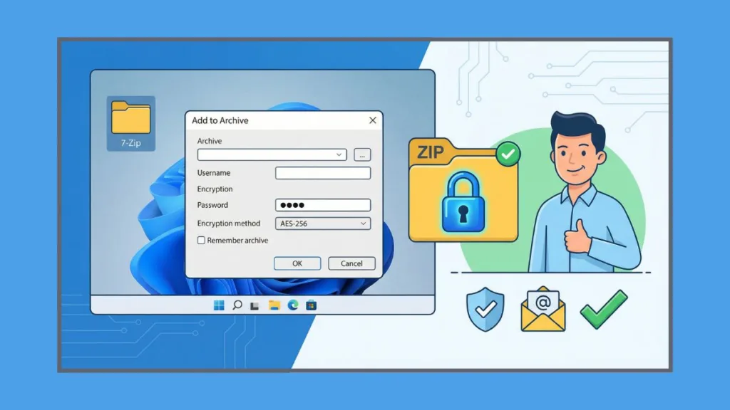 Best Way To Password Protect ZIP Windows 11