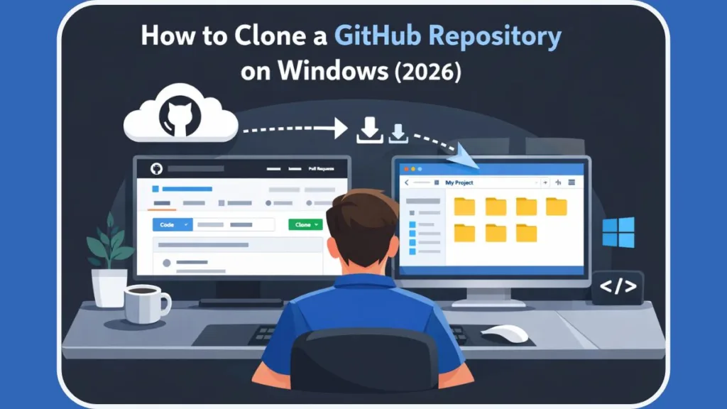 Clone GitHub Repo Windows Step By Step