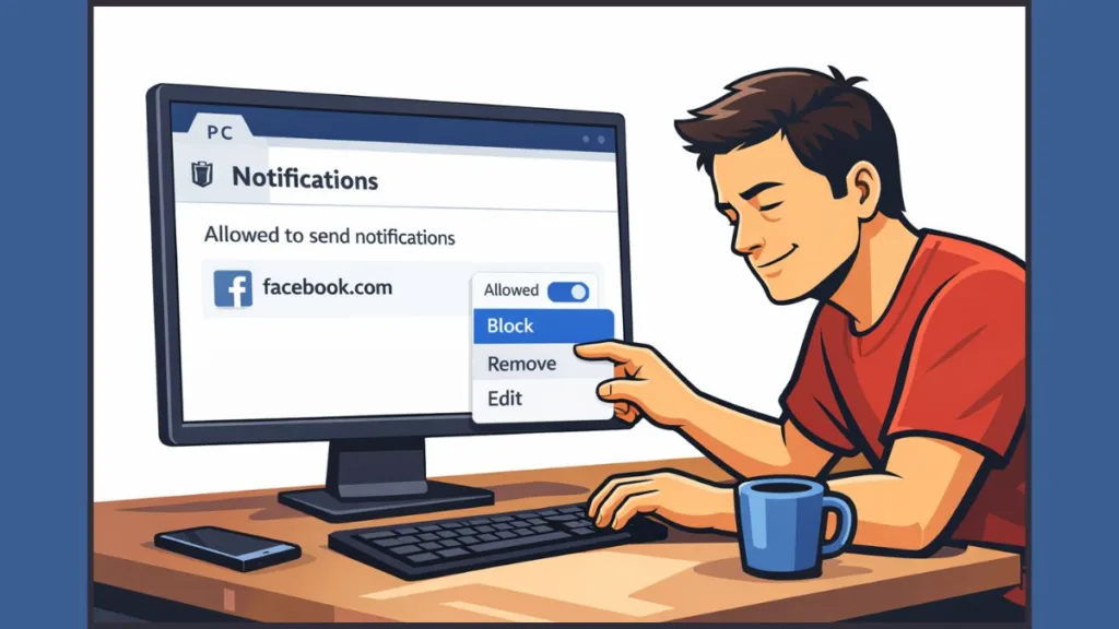 Disable Facebook Notifications On PC
