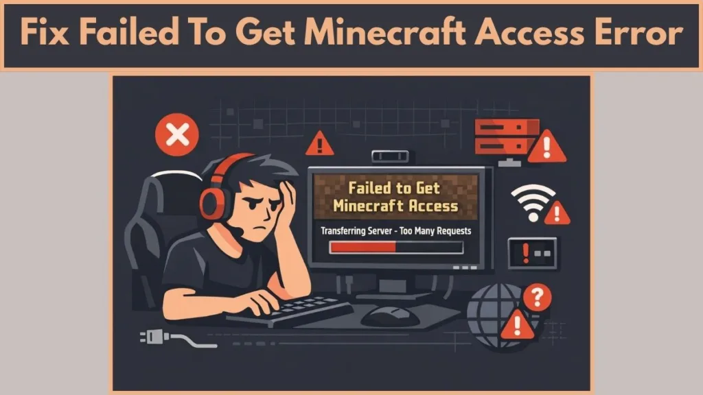 Failed To Get Minecraft Access Error