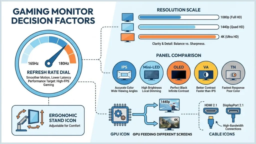 Gaming Monitor Decision Factors