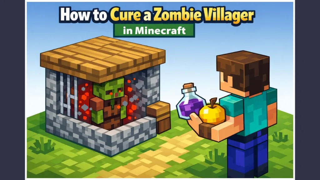 How To Cure A Zombie Villager Step By Step