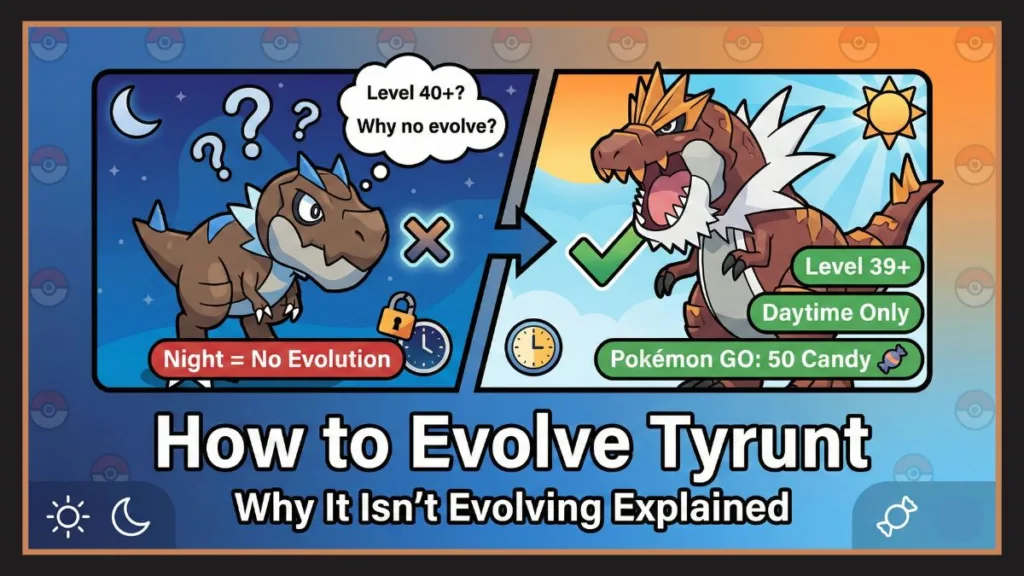 How To Evolve Tyrunt into Tyrantrum