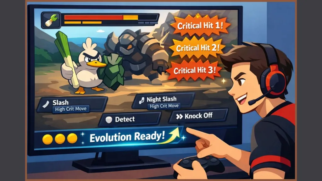 How To Get Three Critical Hits With Farfetch’d