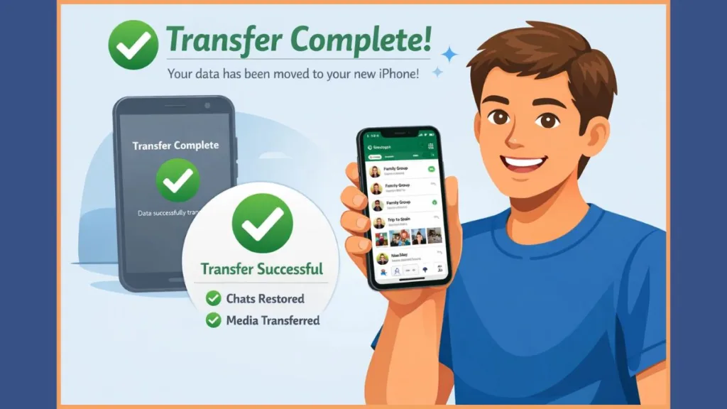 How To Transfer WhatsApp Data Android To iPhone