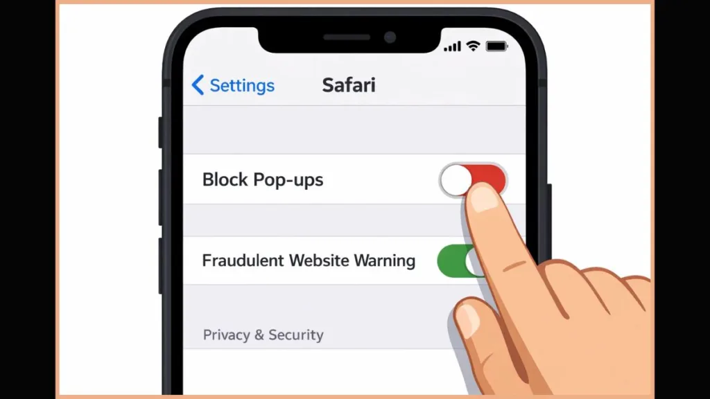 Steps To Enable Pop-Ups iPhone Safari