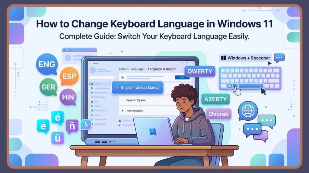 Change Keyboard Language windows 11