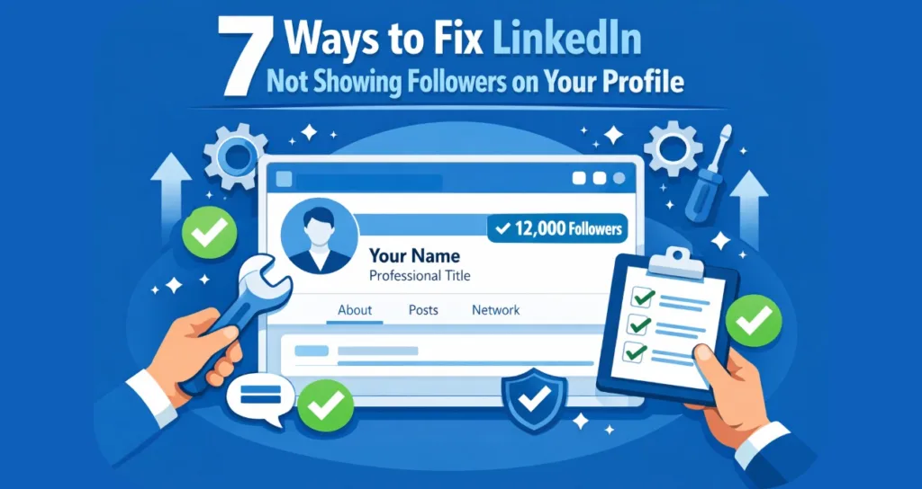 Fix LinkedIn Not Showing Followers on Your Profile