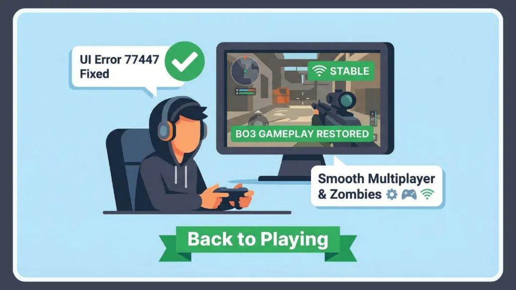 Fix UI Error 77447 In Black Ops 3