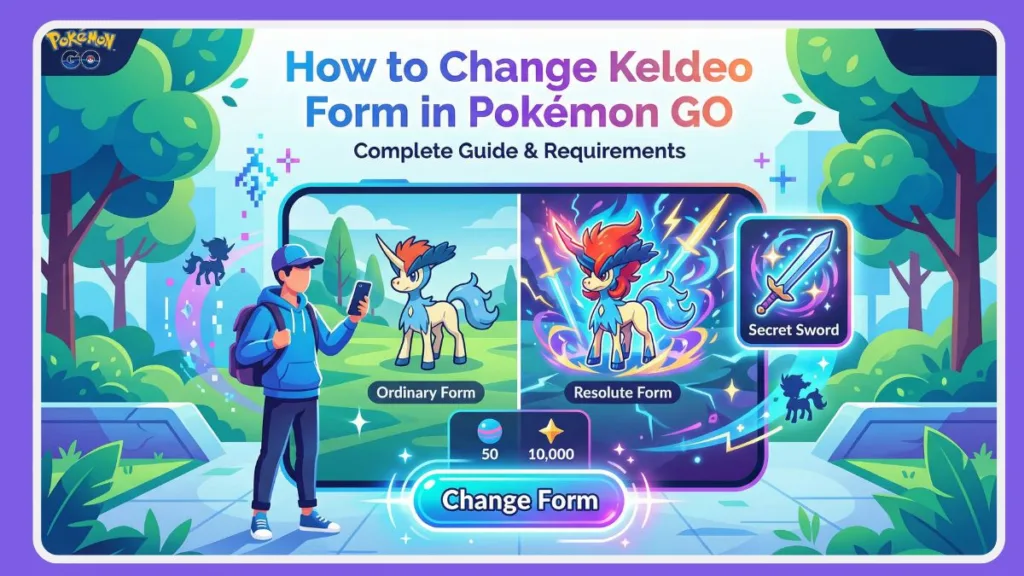 How Do You Get Resolute Form Keldeo in Pokémon GO