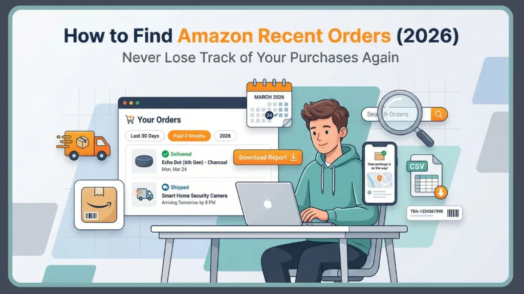 How To Find Recent Orders On Amazon