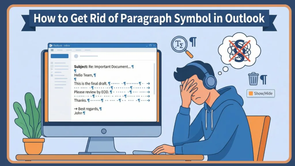 How To Get Rid Of Paragraph Symbol In Outlook