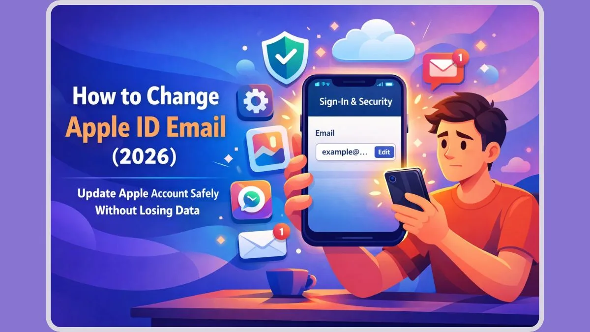 How to Change Apple ID Email Without Losing Data: Update Apple Account ...