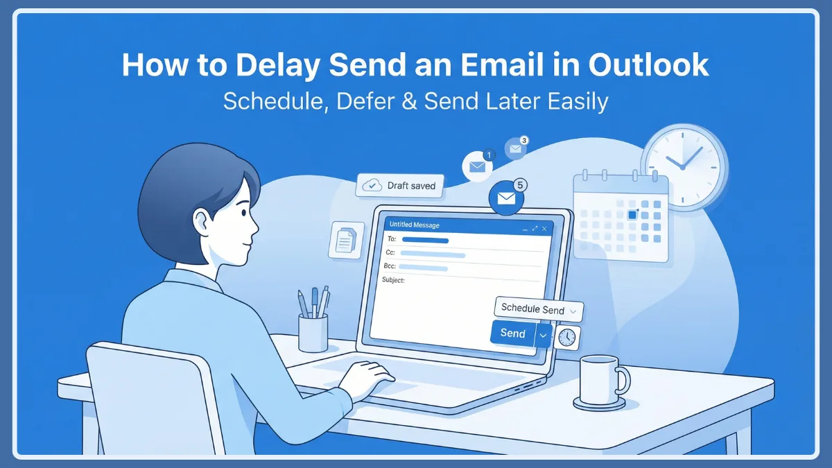 How to Delay Send an Email in Outlook: Schedule, Defer & Send Later