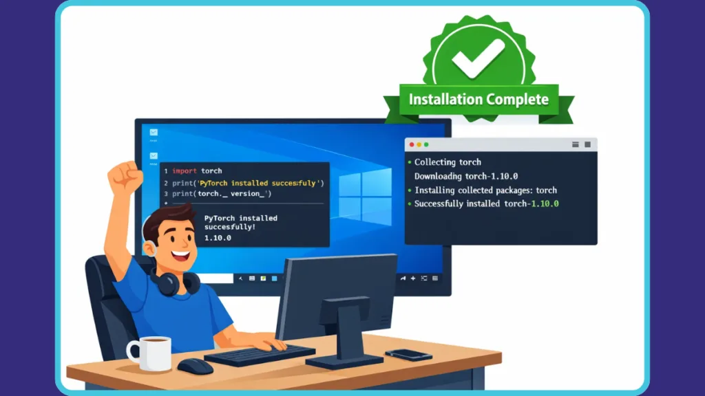How to Setup PyTorch on Windows 10 Easily