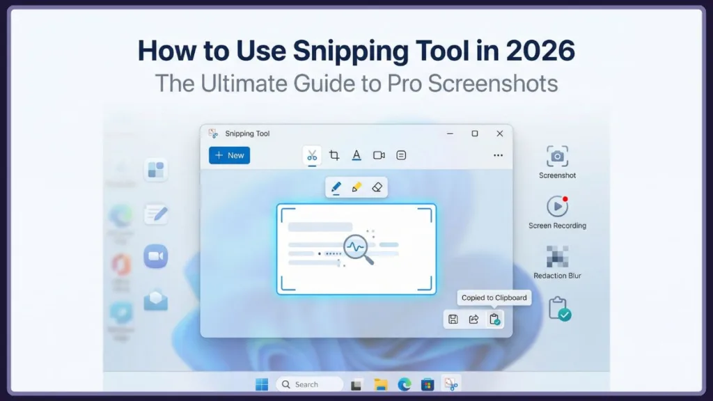 How to Use Snipping Tool