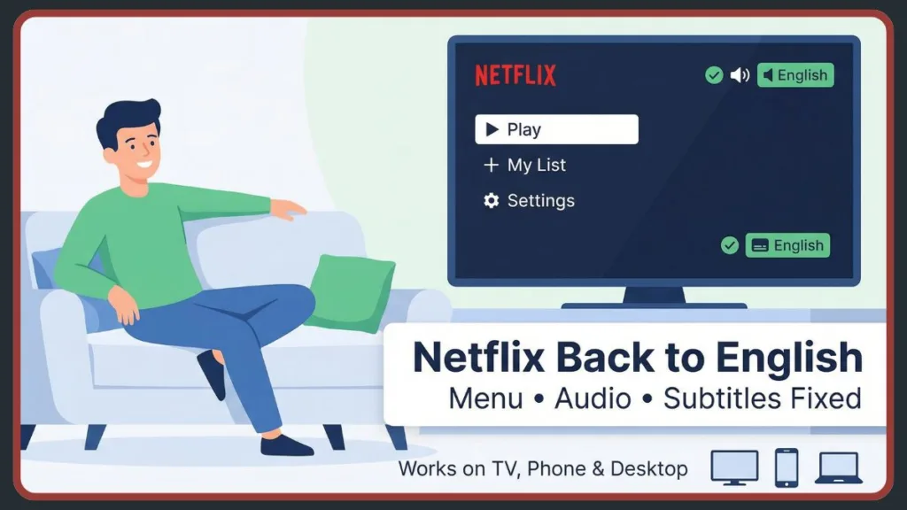 Netflix Playing in English