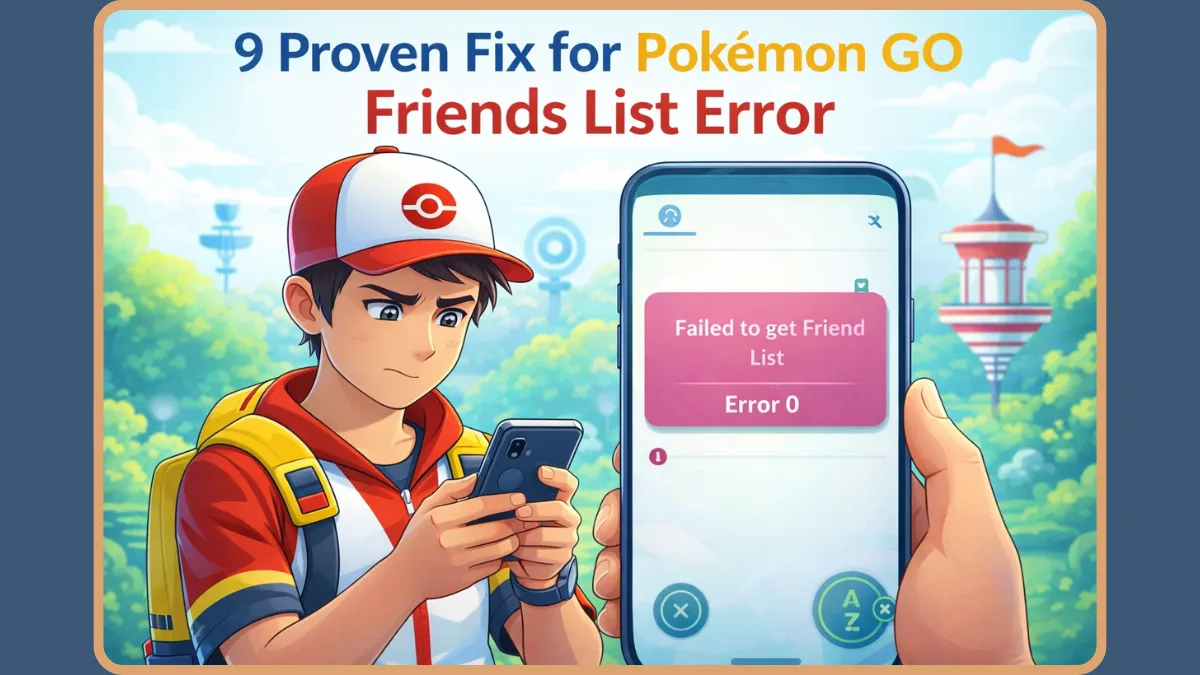 9 Proven Fix for Pokémon GO Friends List Error - Izoate
