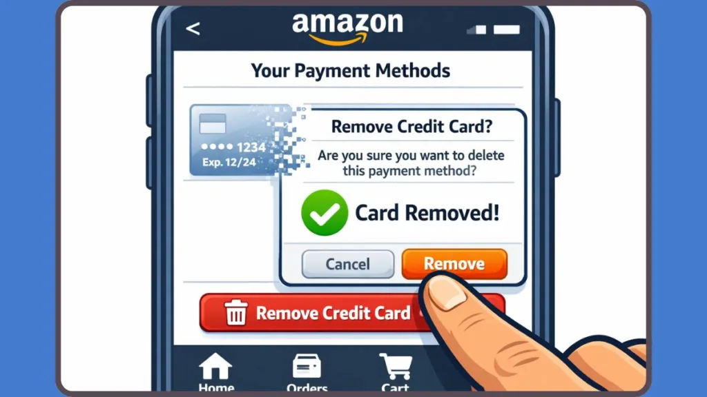 Quickly Remove Credit Card To Any Device