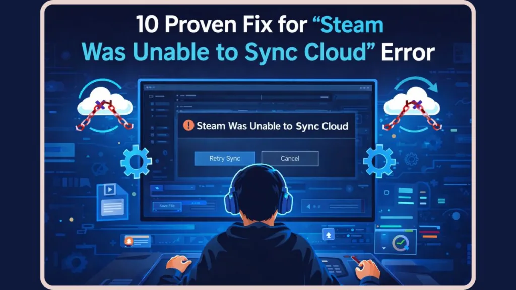 Steam Cloud Sync Error Fix