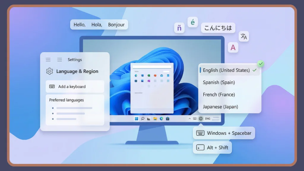 Switch Your Keyboard Language Easily