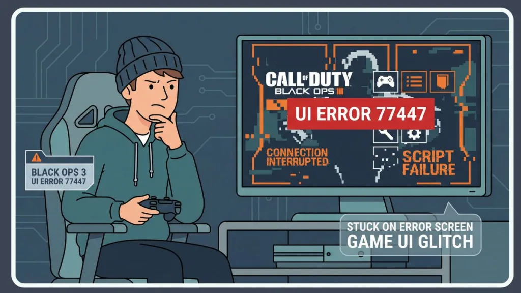 UI Error 77447 in Call of Duty Black Ops III