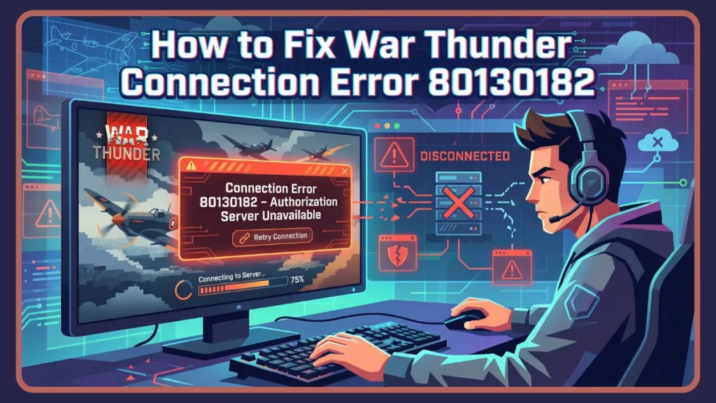 War Thunder Connection Error 80130182 Solution